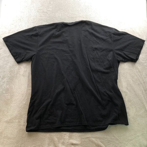 Blue Ice Men T-Shirt Size 3XL V-Neck Basic Neutral Short Sleeve Casual Top Black - Picture 7 of 7